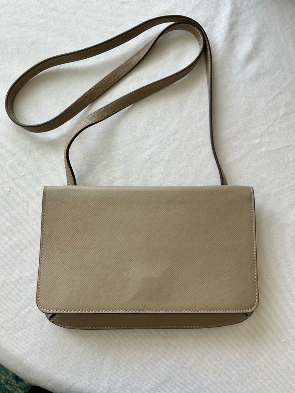 Banana Republic Taupe Crossbody Bag